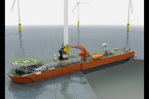 an Offshore Support Base (OSB) vessel that recreates the convenience of port facilities – but offshore
